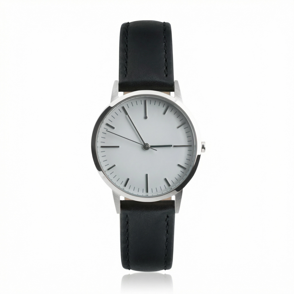 Analog Watch Simple Dial Adjustable Strap