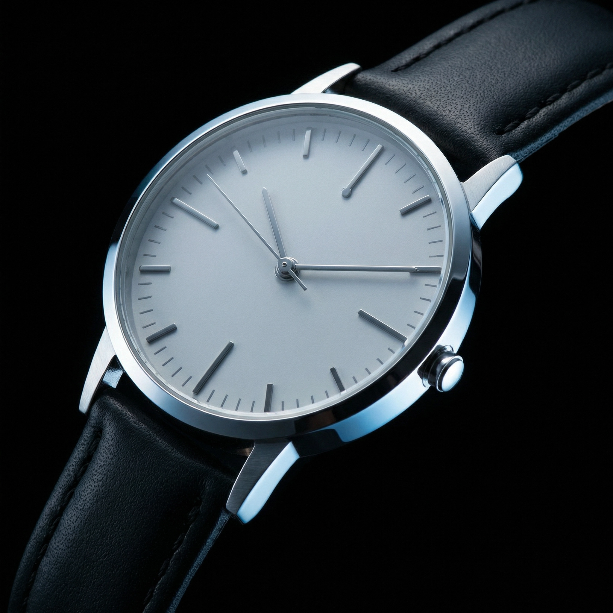 Analog Watch Simple Dial Adjustable Strap