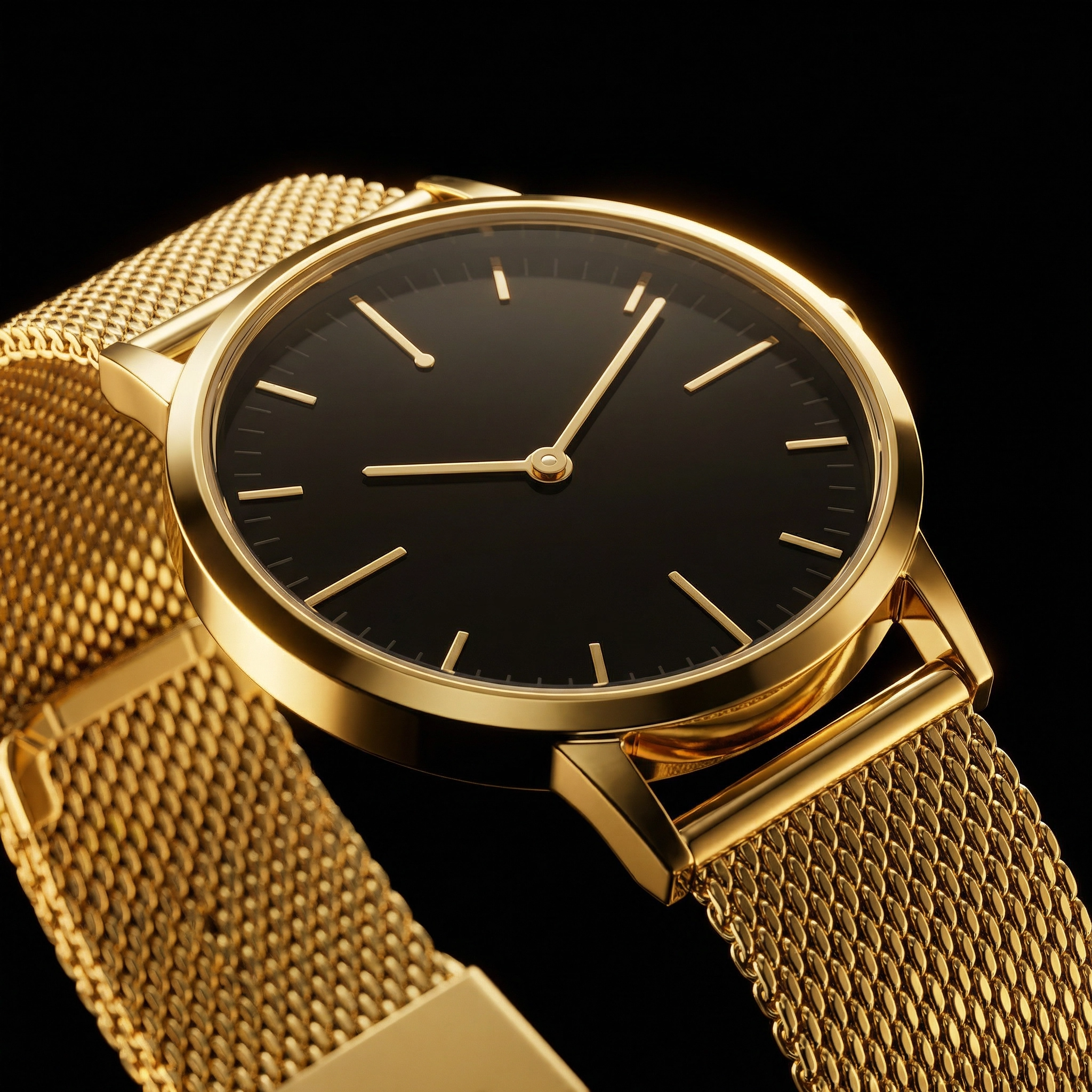 Analog Wrist Watch Minimal Design Lightweight