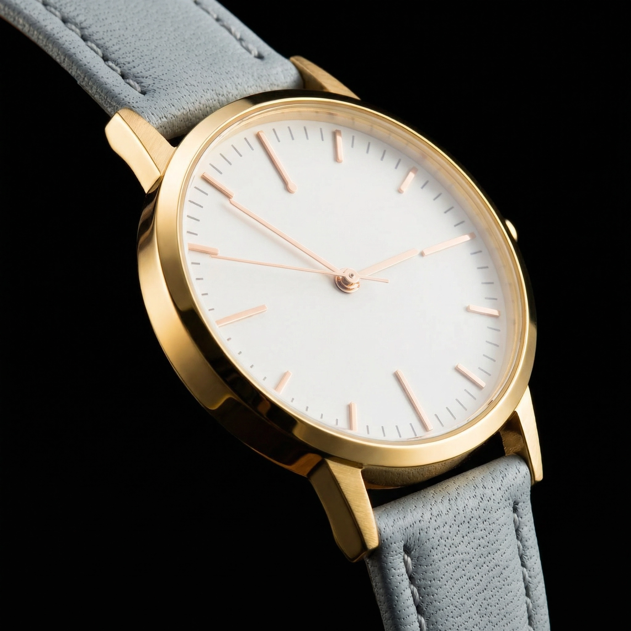 Analog Wrist Watch Minimal Design Lightweight