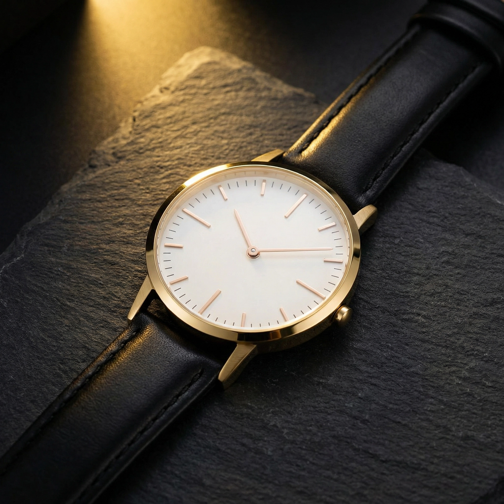 Simple Wrist Watch Clean Dial Everyday Wear