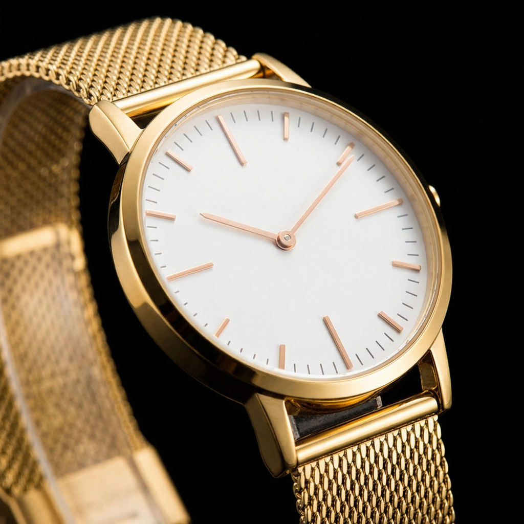 Everyday Wrist Watch Clean Design Lightweight