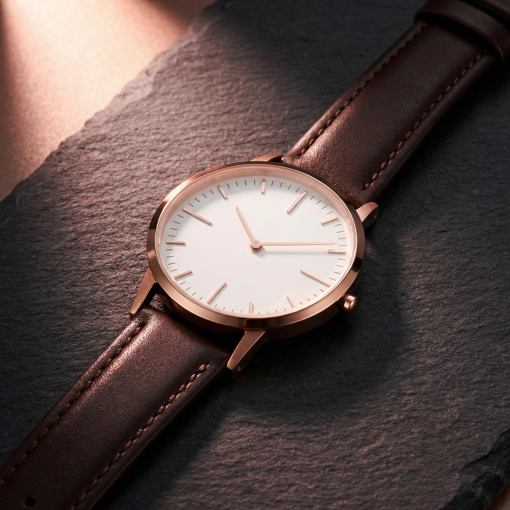 Analog Wrist Watch Adjustable Strap Lightweight Fit