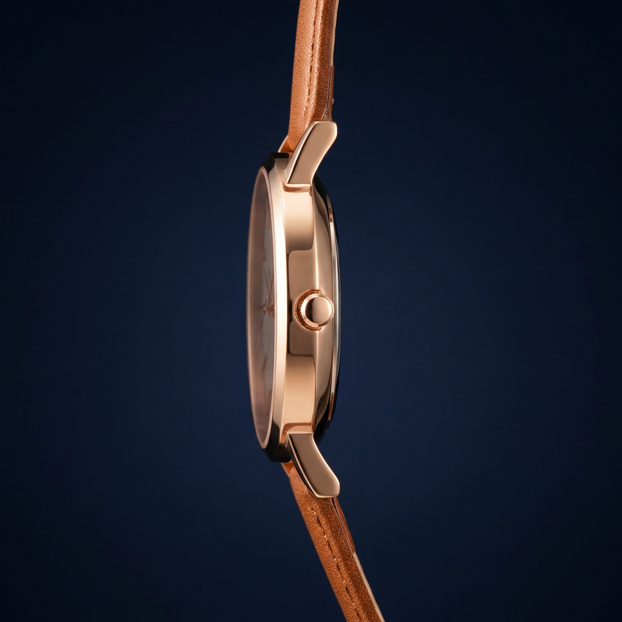 Analog Watch Simple Dial Adjustable Strap