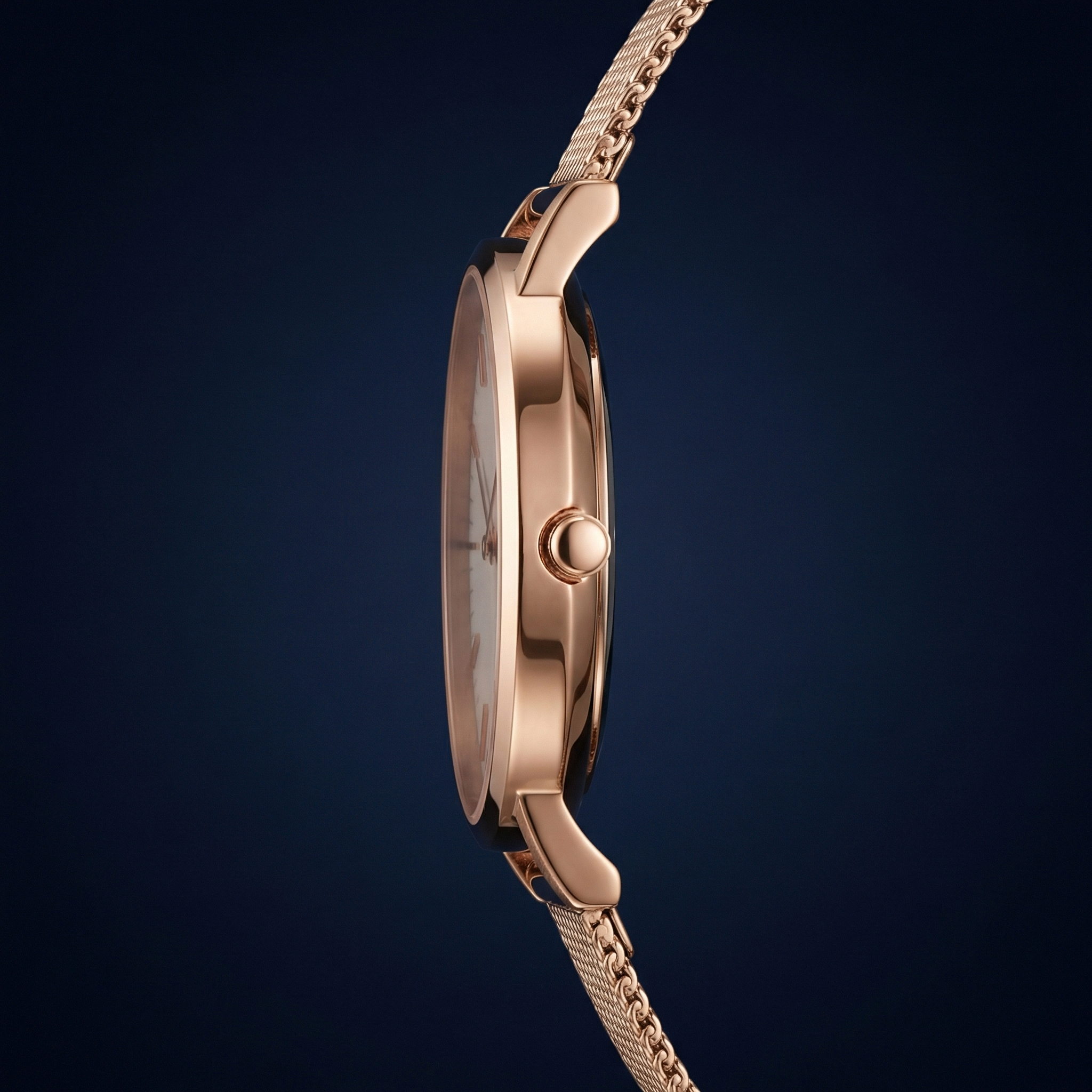 Analog Watch Simple Dial Adjustable Strap