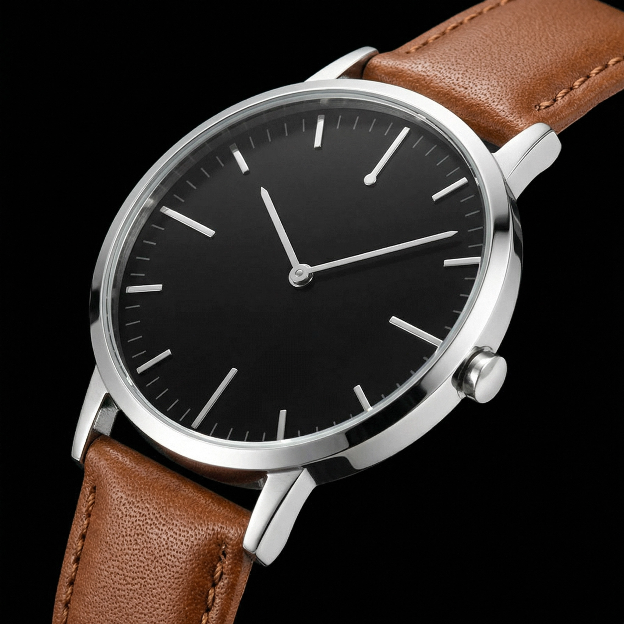 Minimal Design Wrist Watch Comfortable Daily Use