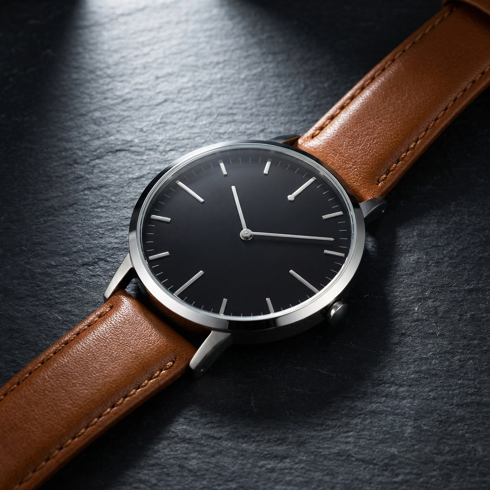 Minimal Design Wrist Watch Comfortable Daily Use