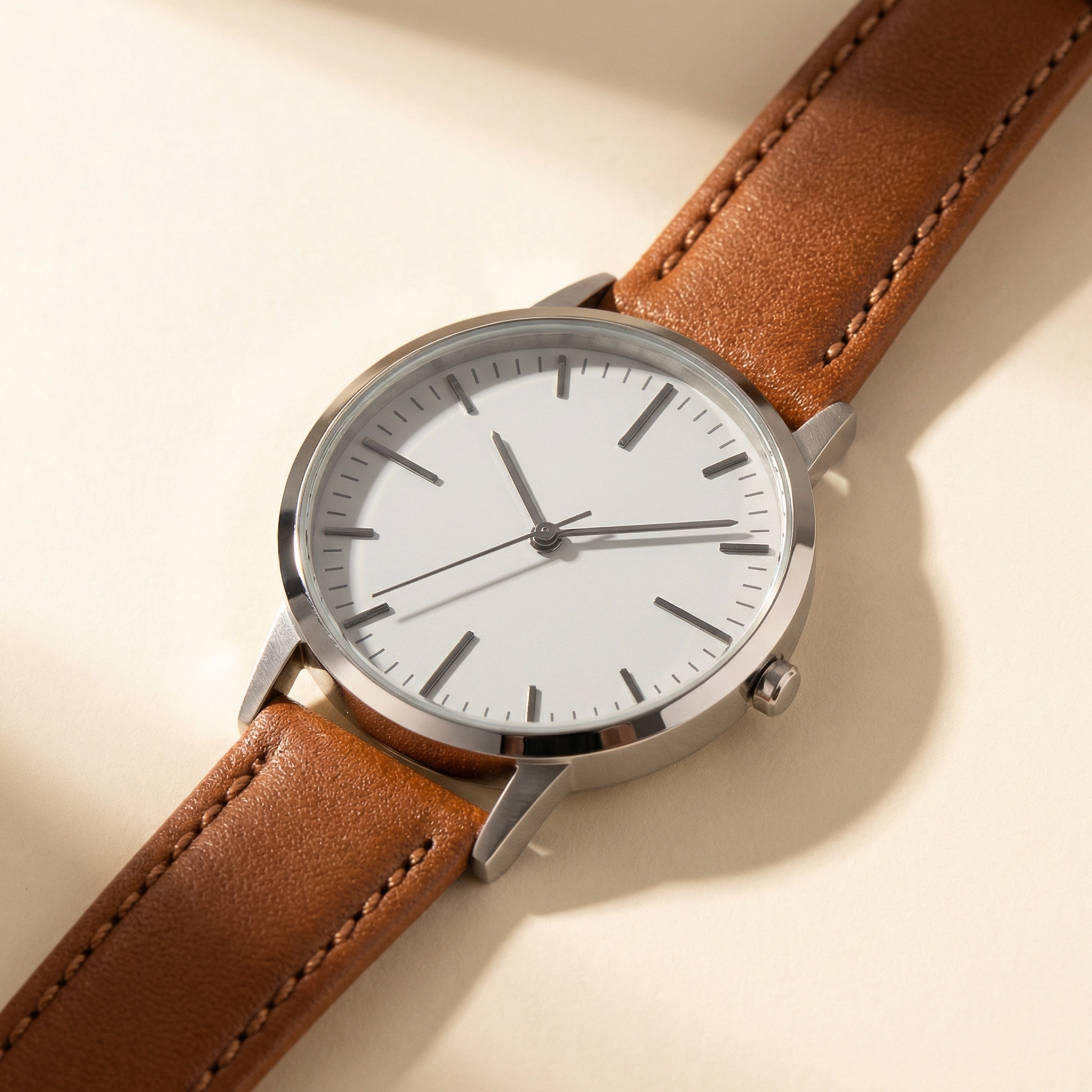 Analog Wrist Watch Minimal Design Lightweight